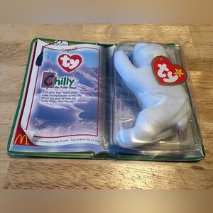 Ty Beanie Baby Chilly the Polar Bear - McDonald's Edition